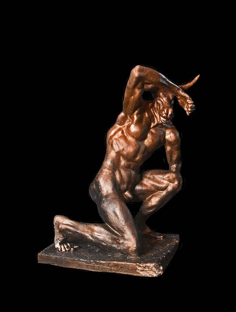 Crouching Minotaur c1