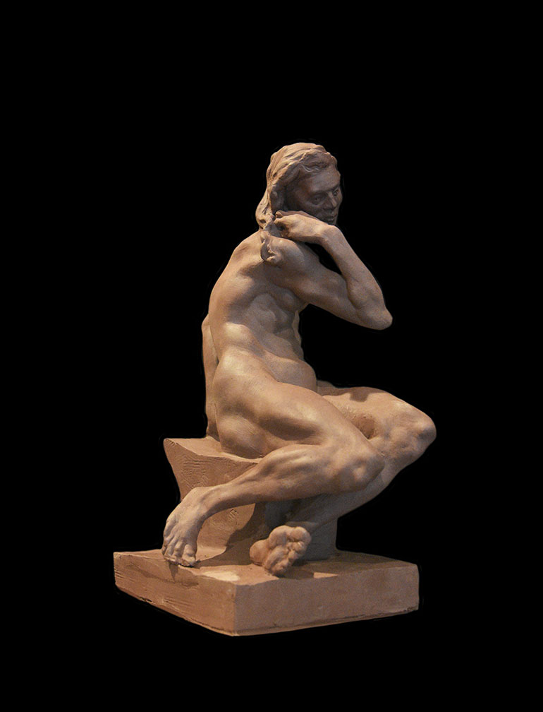 Seated Faun